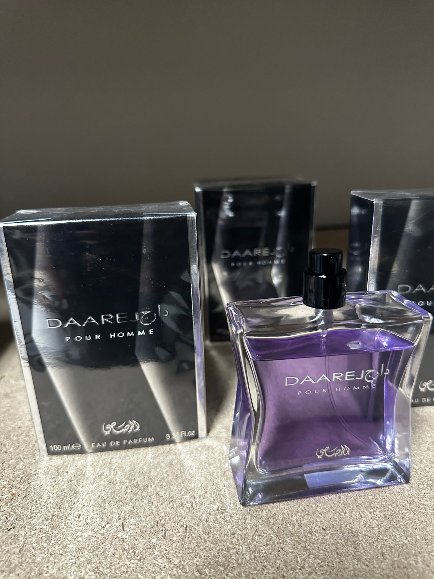 Rasasi Daarej Pour Homme – Long-Lasting Oriental Woody Scent for Men, 100ml