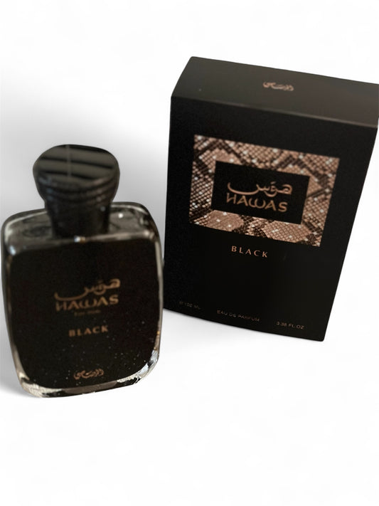 ✨ Hawas Black – Bold, Modern Arabian Fragrance