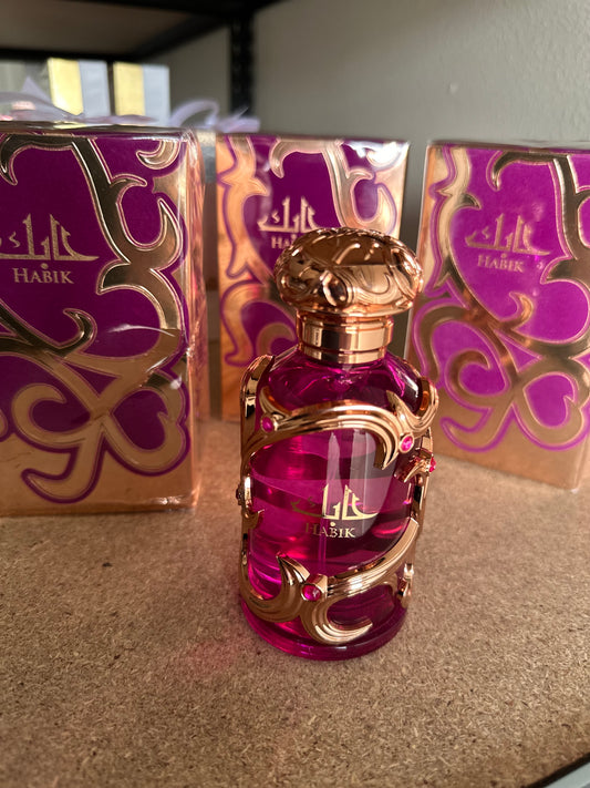 Habik Eau de Parfum by Lattafa – 100 ml (3.4 fl oz) | Romantic & Long-Lasting Oriental Fragrance