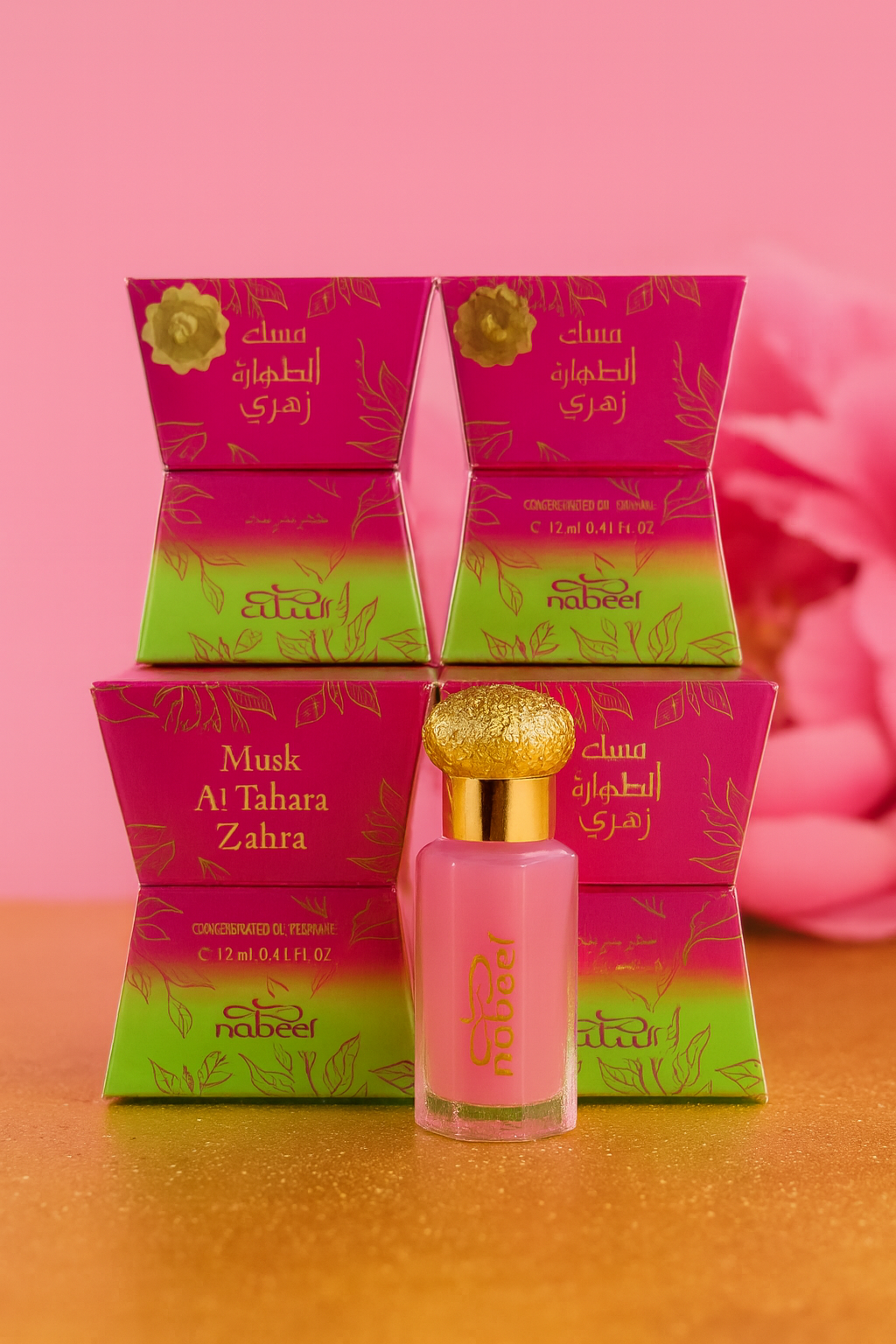 Musk Al Tahara Pink – Soft & Clean Arabic Perfume Oil (12 ml)