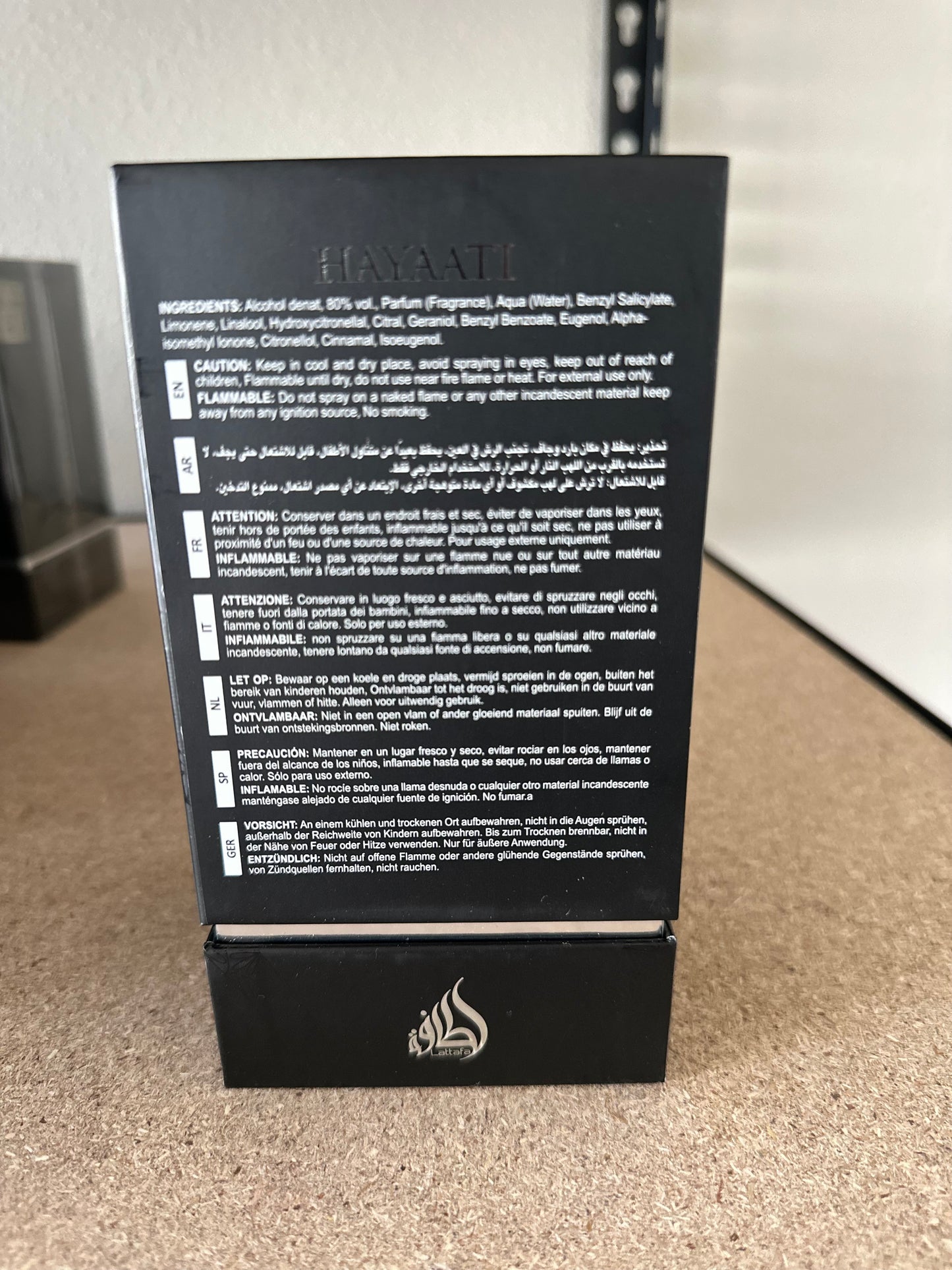 Lattafa Hayati – Bold Oriental Woody Fragrance (100 ml)