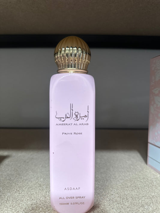 Ameerat Al Arab Prive Rose – Luxurious All Over Spray (150 ml)